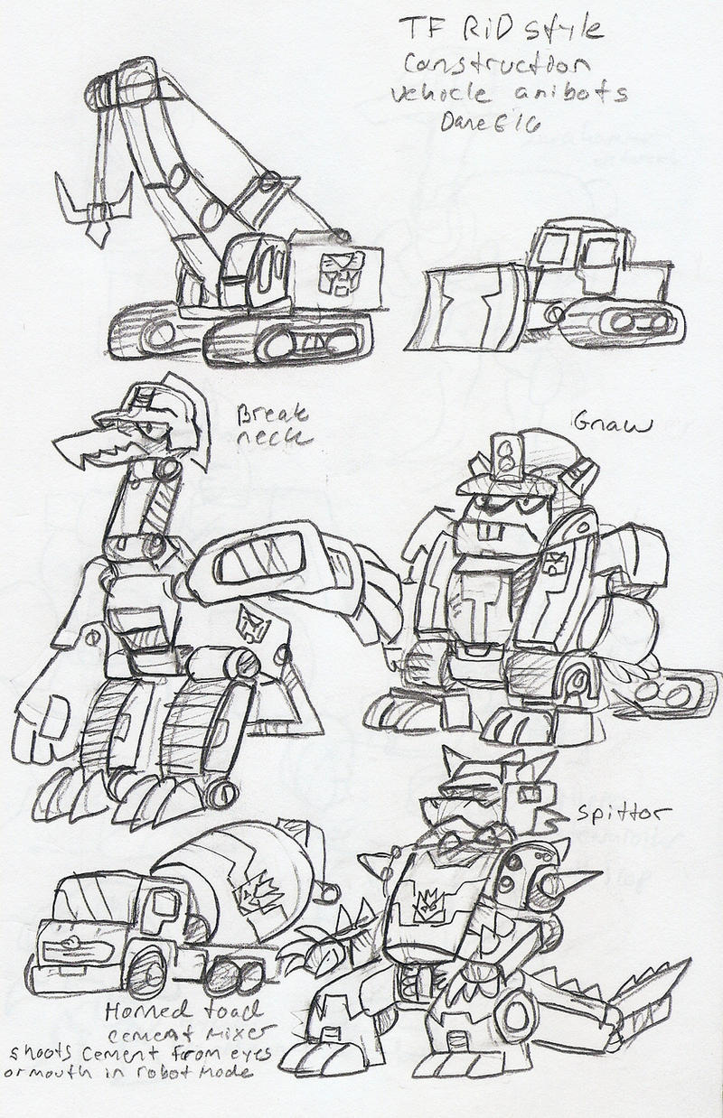 TF_RiD: Constructibots Concepts by BlueIke on DeviantArt