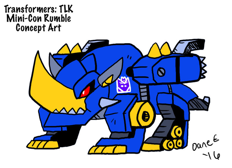 Tfp Rumble Fan TF5: Rumble Concept by BlueIke on DeviantArt
