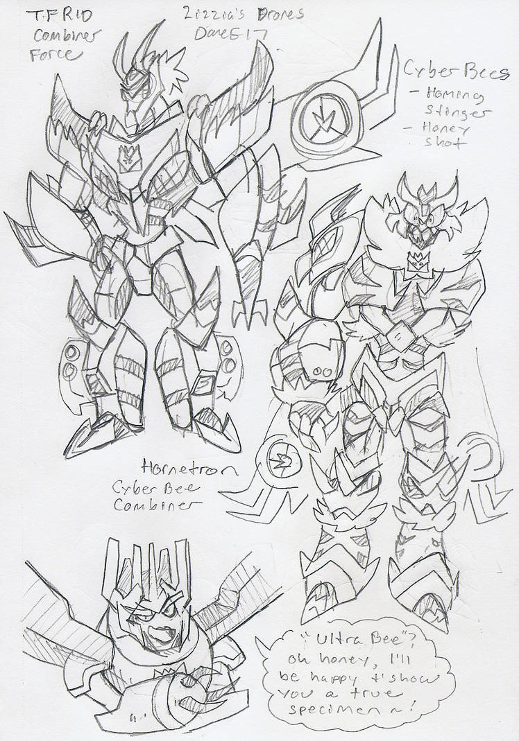 RiDCombinerForce: Zizza's Combiner by BlueIke on DeviantArt