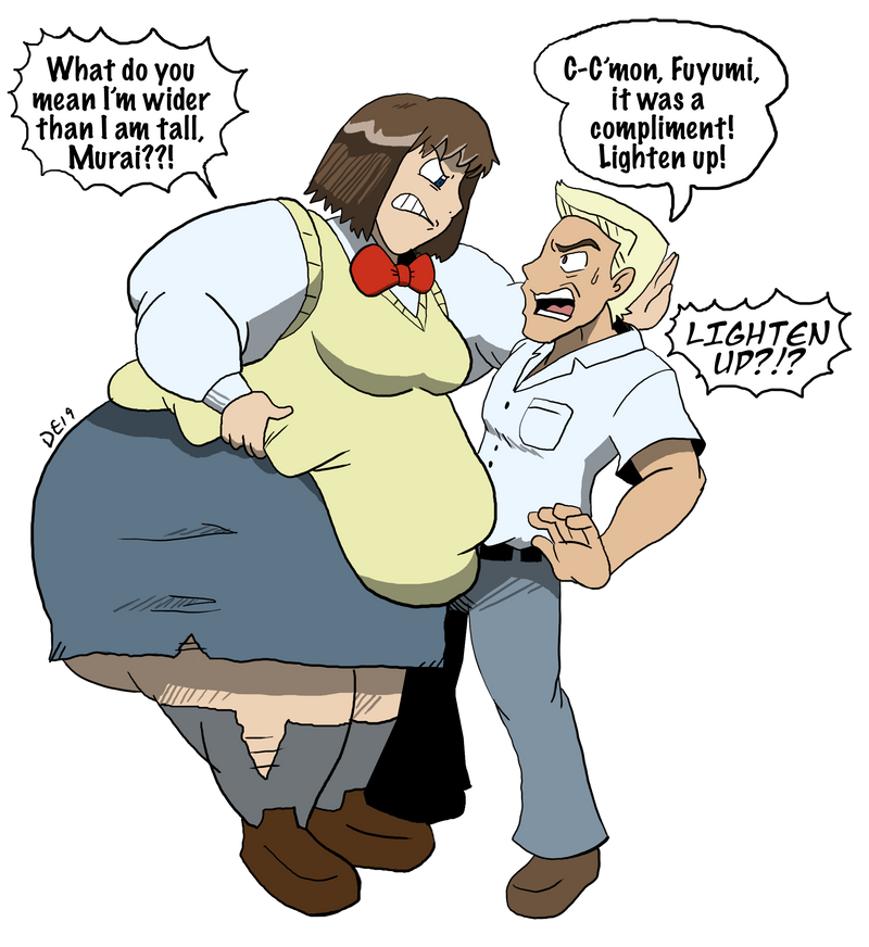 Commish BBW And Tall By BlueIke On DeviantArt commish-bbw-and-tall-by-blueike-on-deviantart