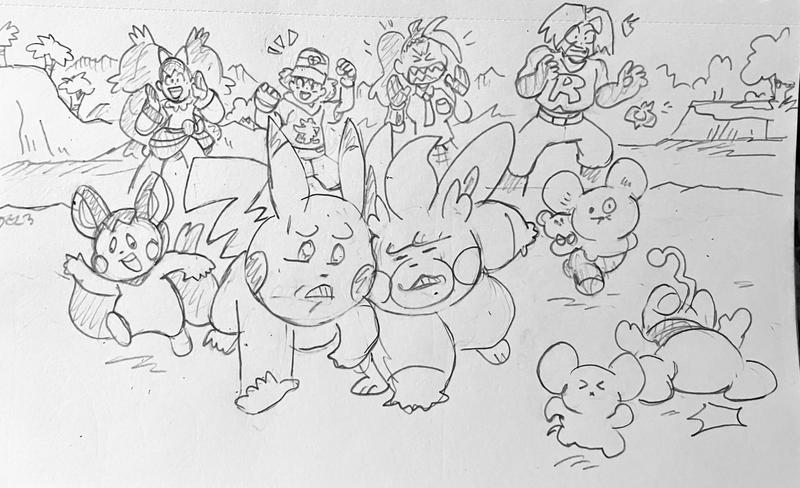 PokemonSVAsh: Rodent Raceway by BlueIke on DeviantArt