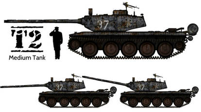 T2 Medium Tank (White BG)