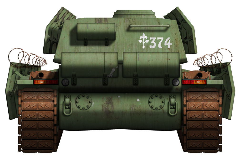 tank rear view by KevinTinierme on DeviantArt