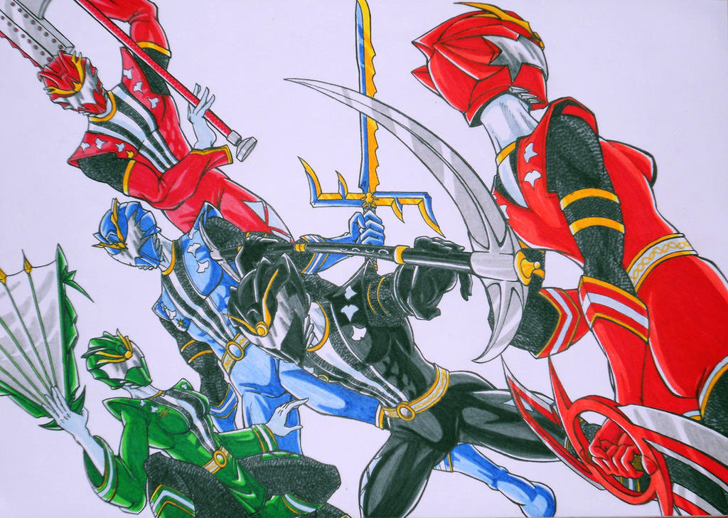 BUSHIDO RANGERS by kishiaku on DeviantArt