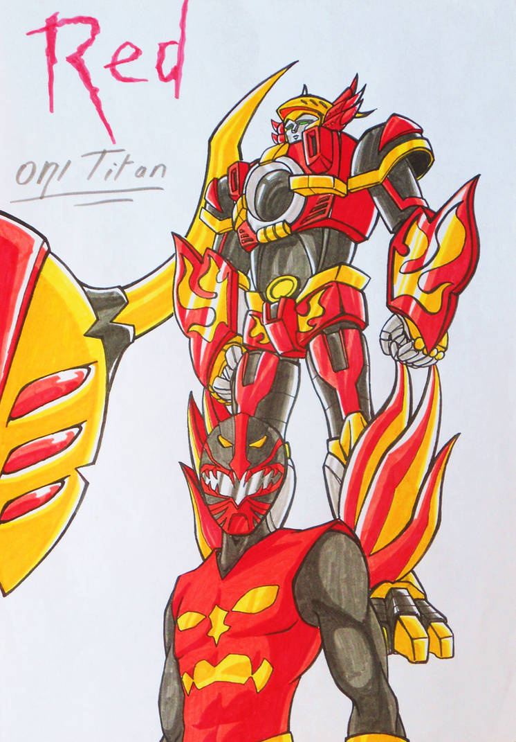 ONIRANGER part 1: RED ONI by kishiaku on DeviantArt