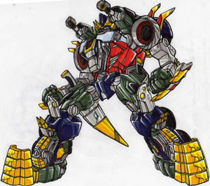 LINKMASTER Optimus WILD, the combo with grimlock!