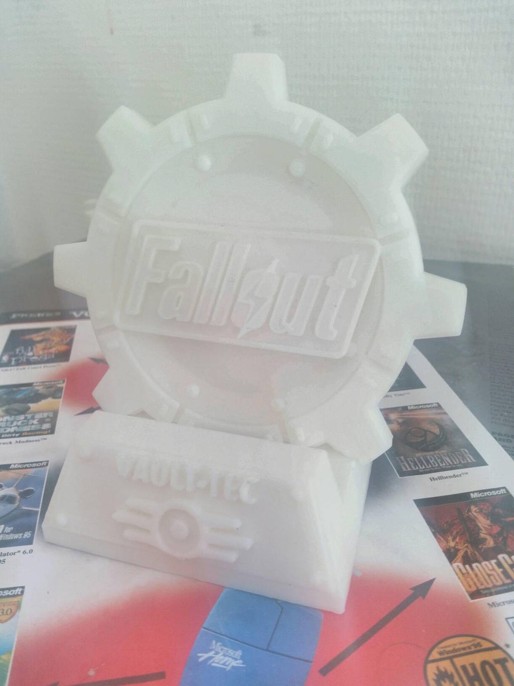 Fallout Phonebooth fallout phone stand by LightDelablue on DeviantArt