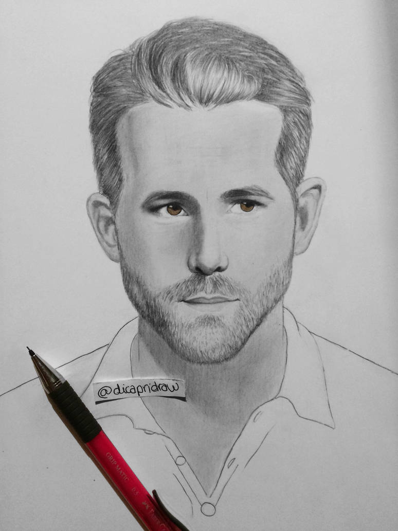 Ryan Reynolds Drawing by dicapridraw on DeviantArt