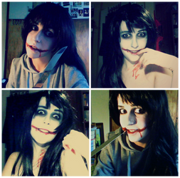 Jeff the Killer ~Make up test~