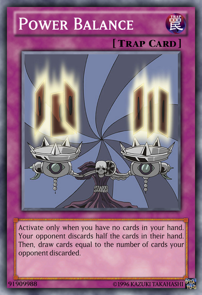 Power Balance Yu-Gi-Oh! custom card fixed by The-KC-Express on DeviantArt Power Balance Yu-Gi-Oh! custom card fixed by The-KC-Express on DeviantArt