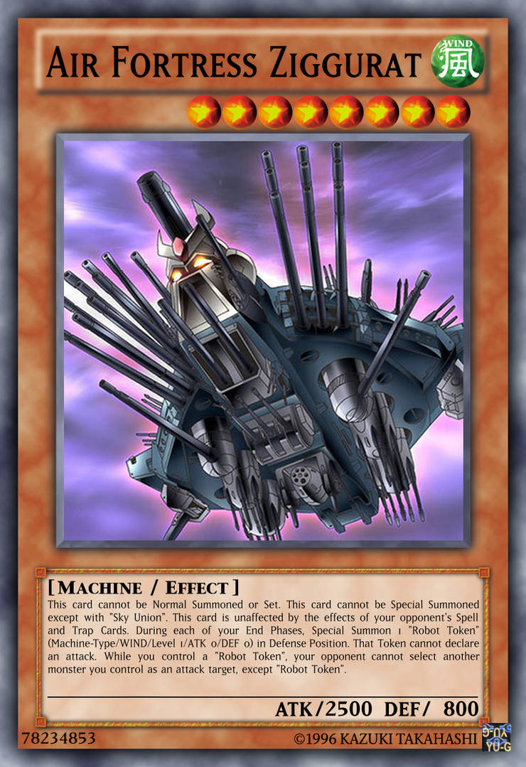 Air Fortress Ziggurat Yu-Gi-Oh! Custom Card fixed by The-KC