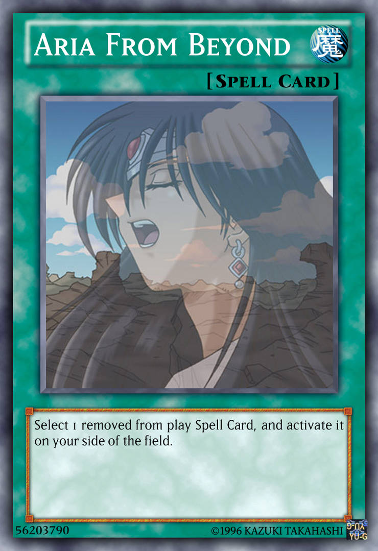 Aria From Beyond Yu-Gi-Oh! custom card fixed by The-KC-Express on ...