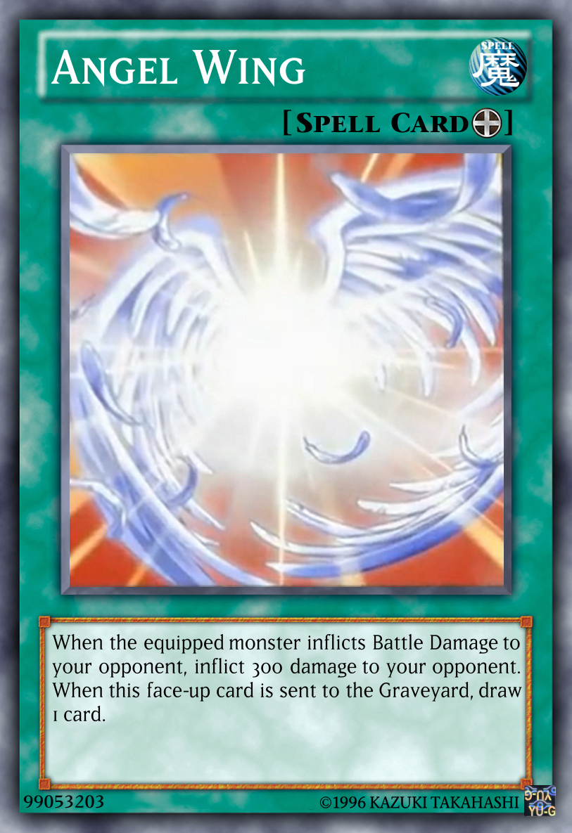 Angel Wing Yu-Gi-Oh! custom card fixed by The-KC-Express on DeviantArt