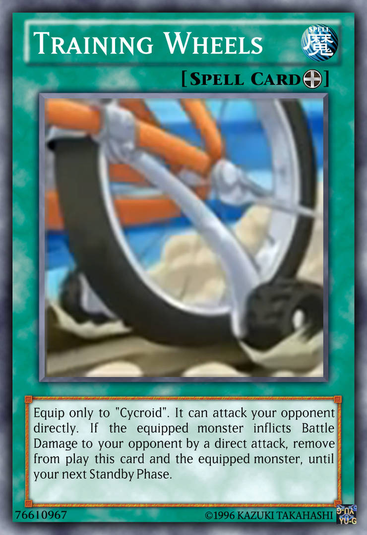 Training Wheels Yu-Gi-Oh! card sort of fixed by The-KC-Express on ...