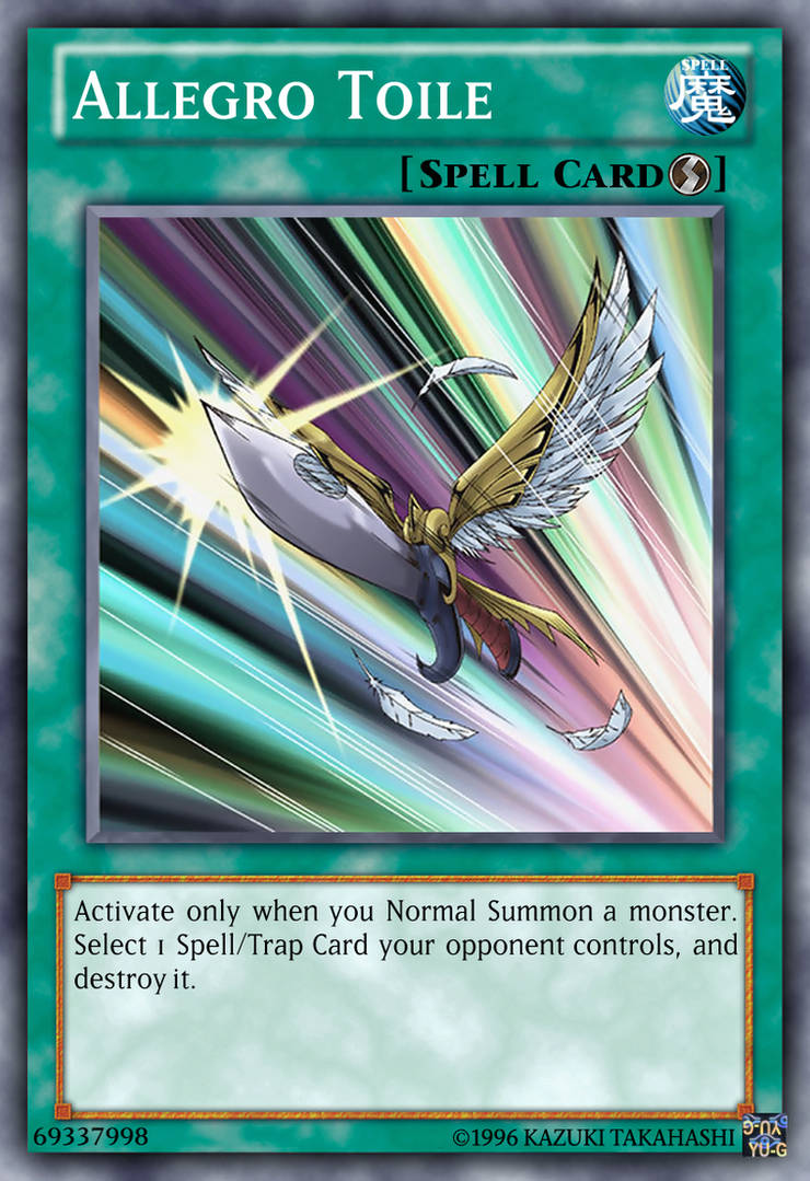 Allegro Toile Yu-Gi-Oh! custom card fixed by The-KC-Express on DeviantArt