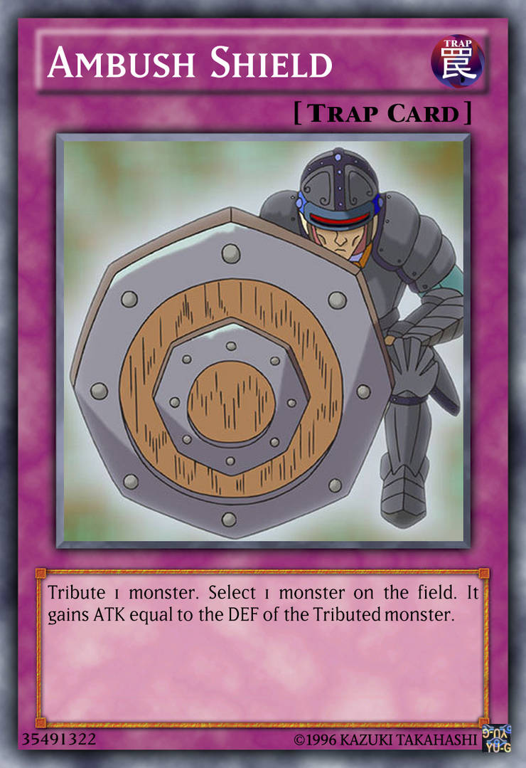 Ambush Shield Yu-Gi-Oh! custom card fixed by The-KC-Express on DeviantArt