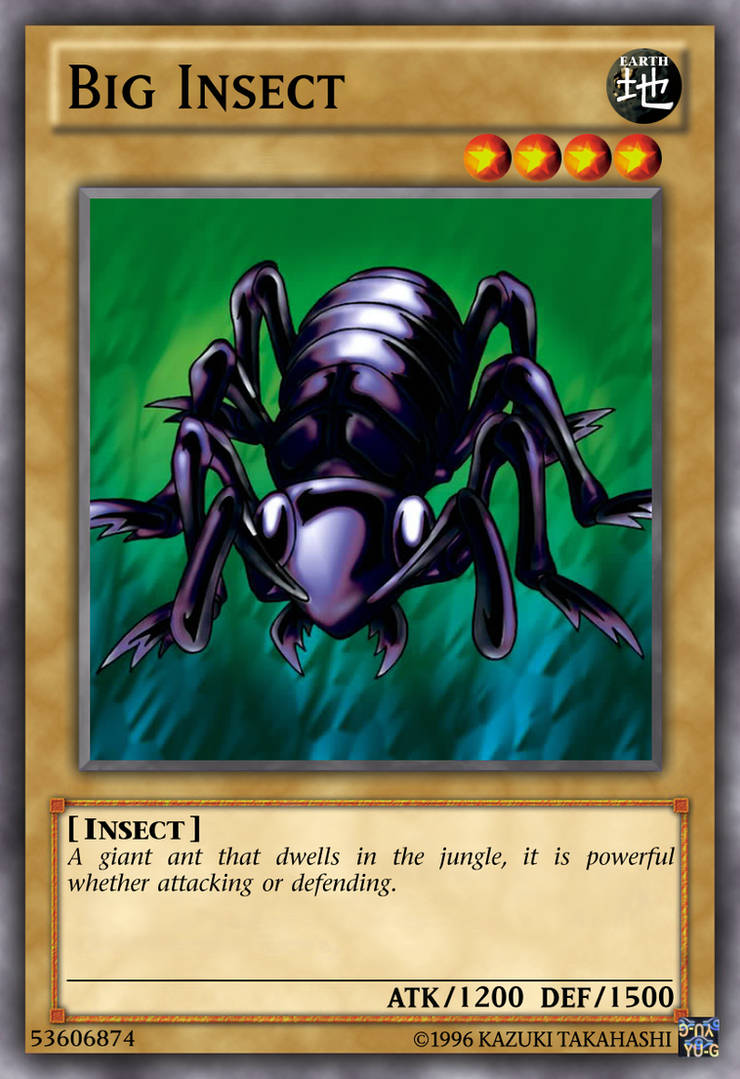 Big Insect Yu-Gi-Oh! custom card by The-KC-Express on DeviantArt