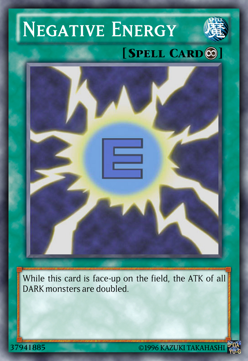 negative energy yugioh card #yugioh #yugiohtcg #yugiohcards player and collector. Negative Energy Yu-Gi-Oh! custom card