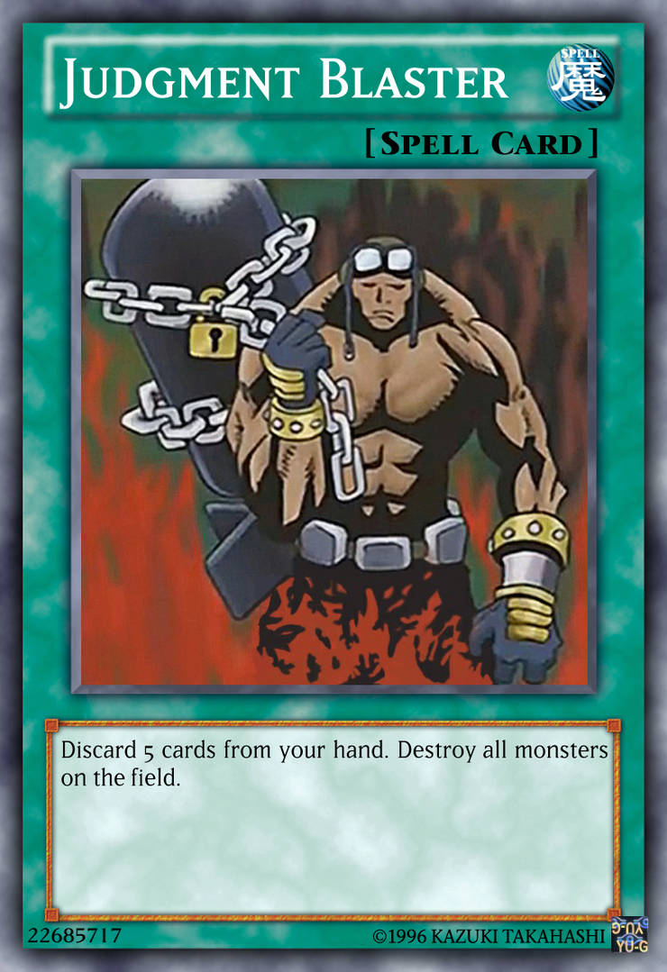 Judgment Card Custom Judgment Blaster Yu-Gi-Oh! custom card by The-KC-Express on DeviantArt