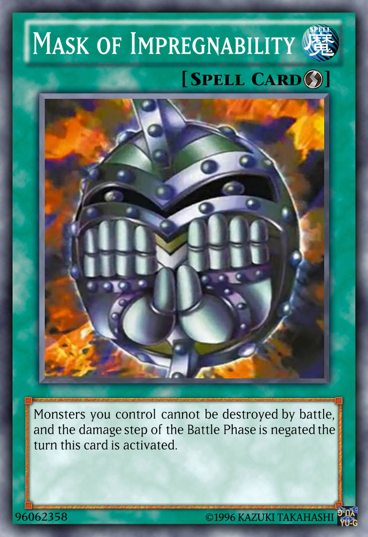 Impregnability Mask of Impregnability Yu-Gi-Oh! custom card by The-KC-Express on ...