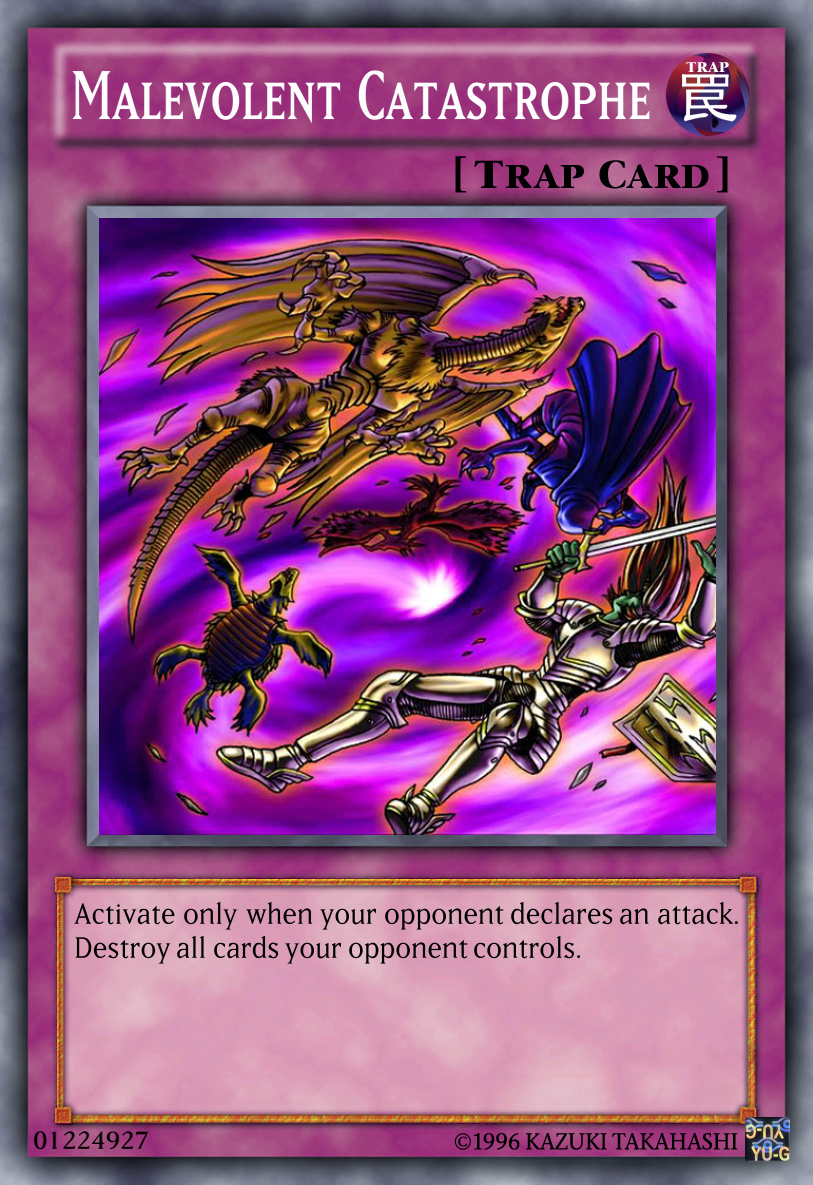Malevolent Catastrophe Yu-Gi-Oh! custom card by The-KC-Express on ...
