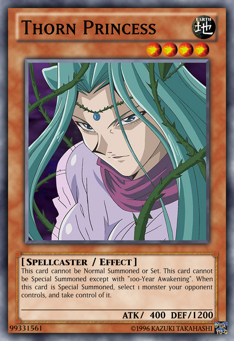 Thorn Princess Yu-Gi-Oh! custom card by The-KC-Express on DeviantArt