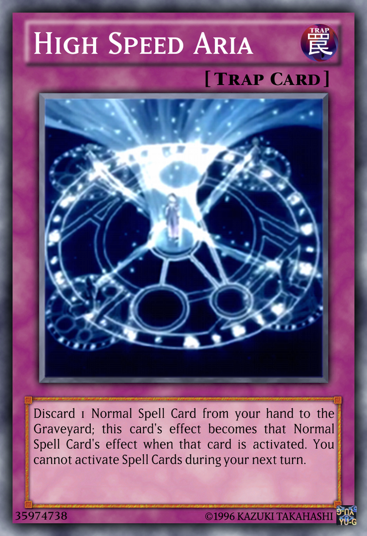 High Speed Aria Yu-Gi-Oh! custom card by The-KC-Express on DeviantArt