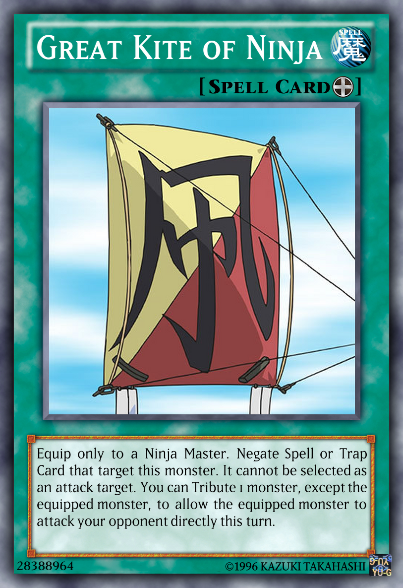 Great Kite of Ninja Yu-Gi-Oh! custom card by Duel-Express on DeviantArt Great Kite of Ninja Yu-Gi-Oh! custom card by Duel-Express on DeviantArt