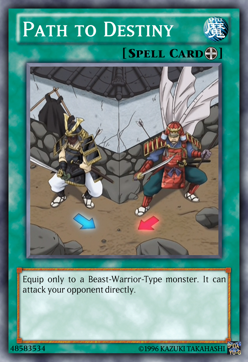 Path to Destiny Yu-Gi-Oh! custom card by The-KC-Express on DeviantArt