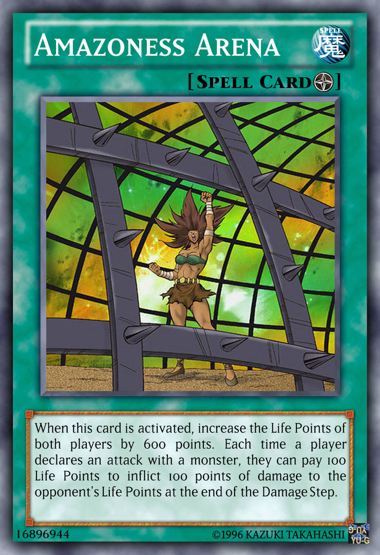 Amazoness Arena Yu-Gi-Oh! custom card by The-KC-Express on DeviantArt