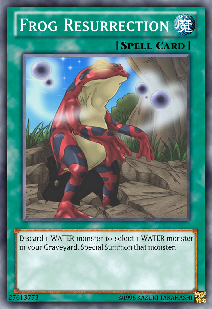 Frog Resurrection Yu-Gi-Oh! custom card by Duel-Express on DeviantArt