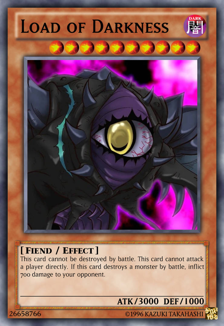 Load of Darkness Yu-Gi-Oh! custom card 2 by The-KC-Express on DeviantArt