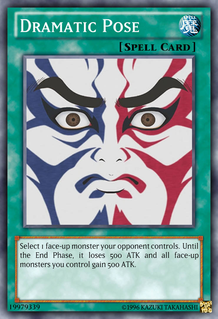 Dramatic Pose Yu-Gi-Oh! custom card by The-KC-Express on DeviantArt
