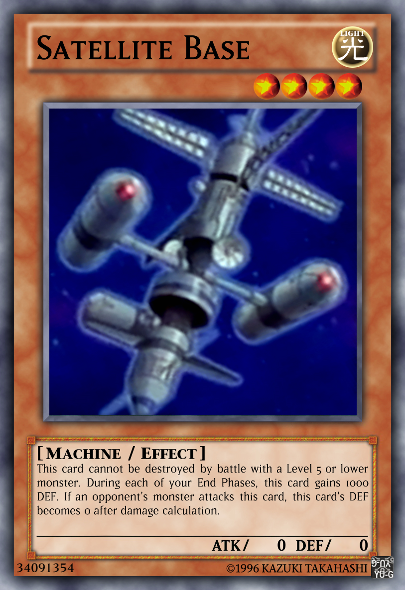 Satellite Base Yu-Gi-Oh! custom card by The-KC-Express on DeviantArt