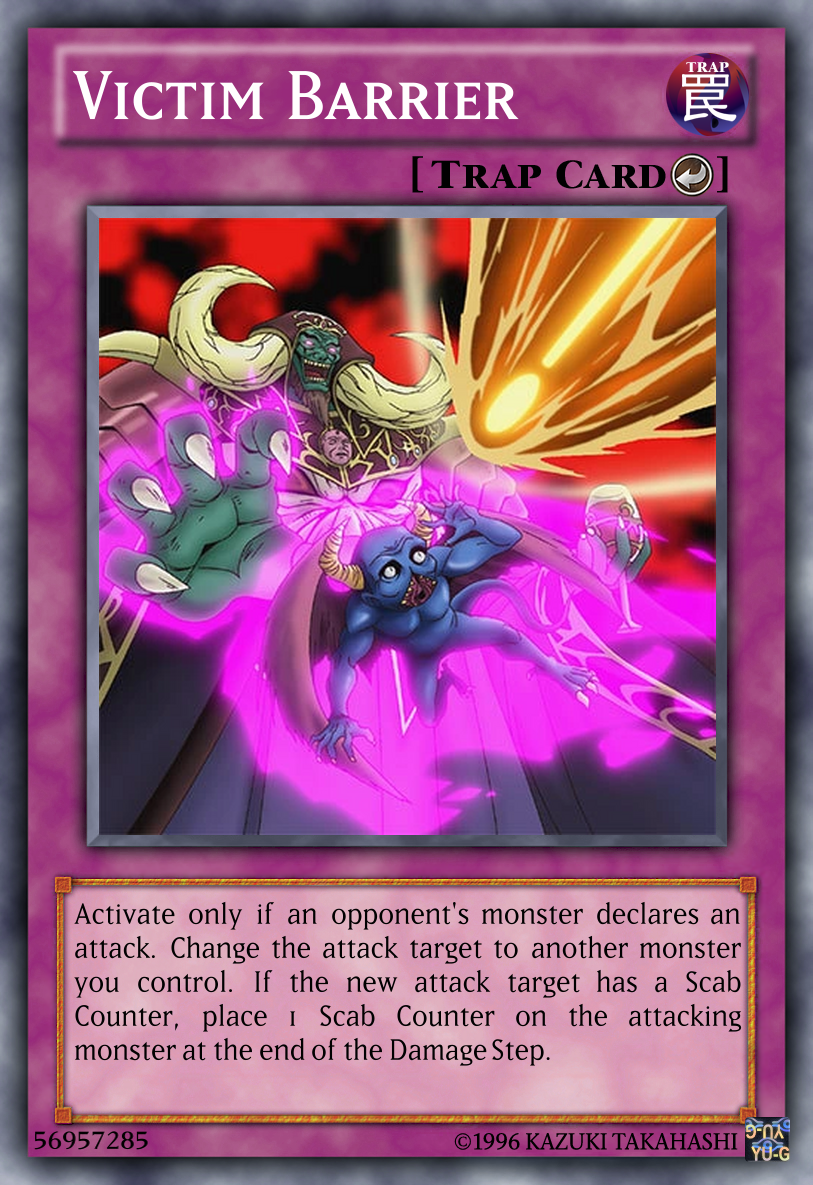 victim card yugioh LED2-DE005 - Thousand Eyed - Common - 1st Edition - German - Legendary Duelists: Ancient Millennium Victim Barrier Yu-Gi-Oh! custom card