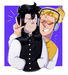 Present Mic and Aizawa