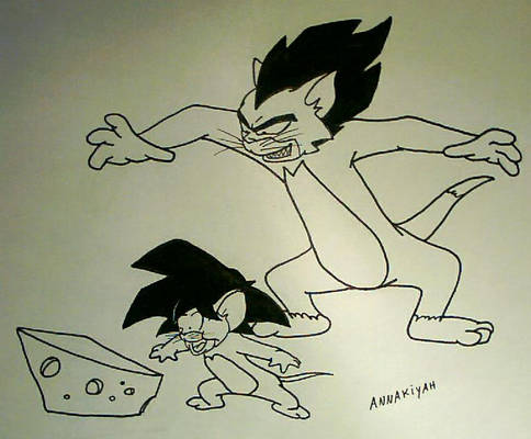 TTC: Vegeta Tom + Goku Jerry?