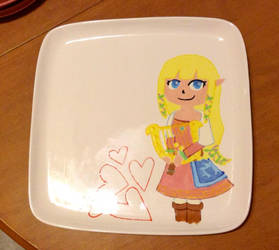 - Zelda on Ceramic : finish result! by Poukini