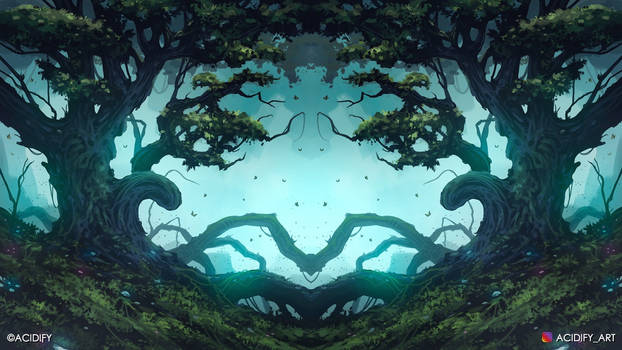 Seed (Fantasy Forest / Symmetry Concept Art)