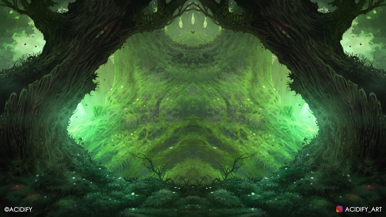 Trunk (Fantasy Forest / Tree Symmetry Concept Art) by AcidifyArt on  DeviantArt
