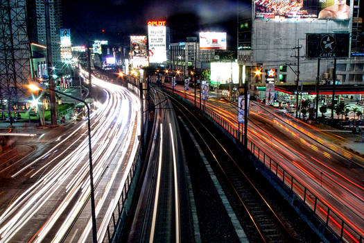 Lights of Metro Manila.