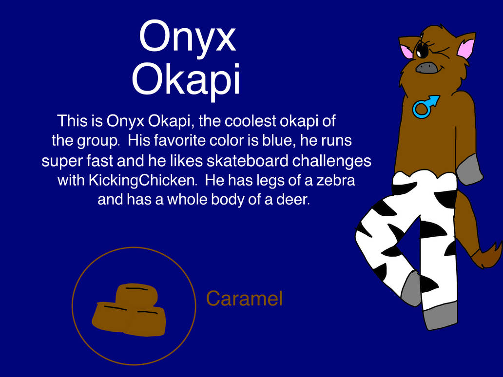 Smiling Critters OC: Onyx Okapi by DidiK2023 on DeviantArt