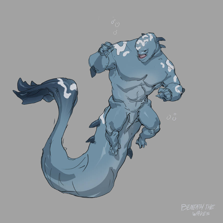 Beneath the Waves creature design by Jordy-Knoop