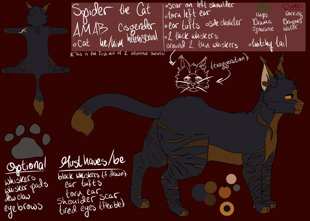 Spider Ref Spider Ref by tramvis on DeviantArt