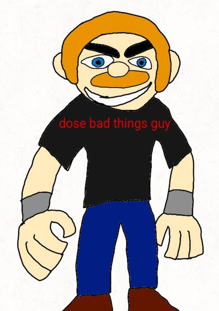 Does bad things guy by SuperBlackYoshiBros on DeviantArt