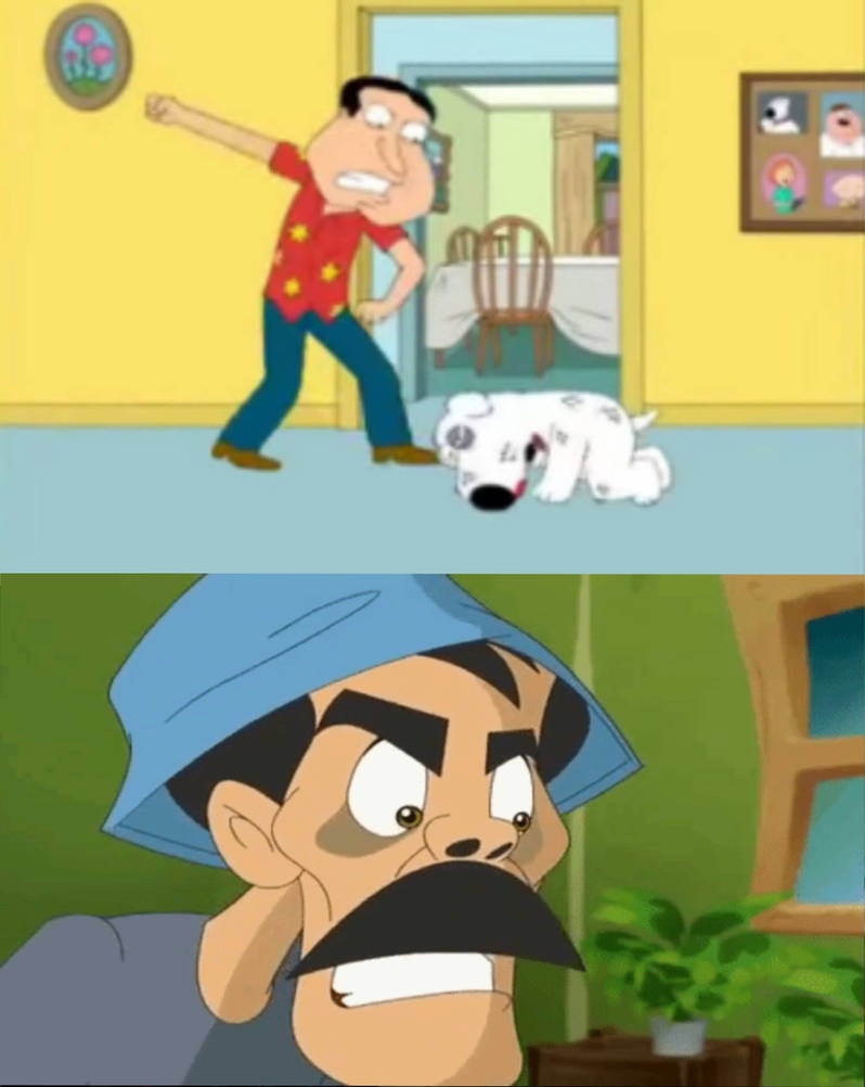 Beating Ramon Meme Don Ramon Gets Angry At Quagmire Beating Up Brian by ...