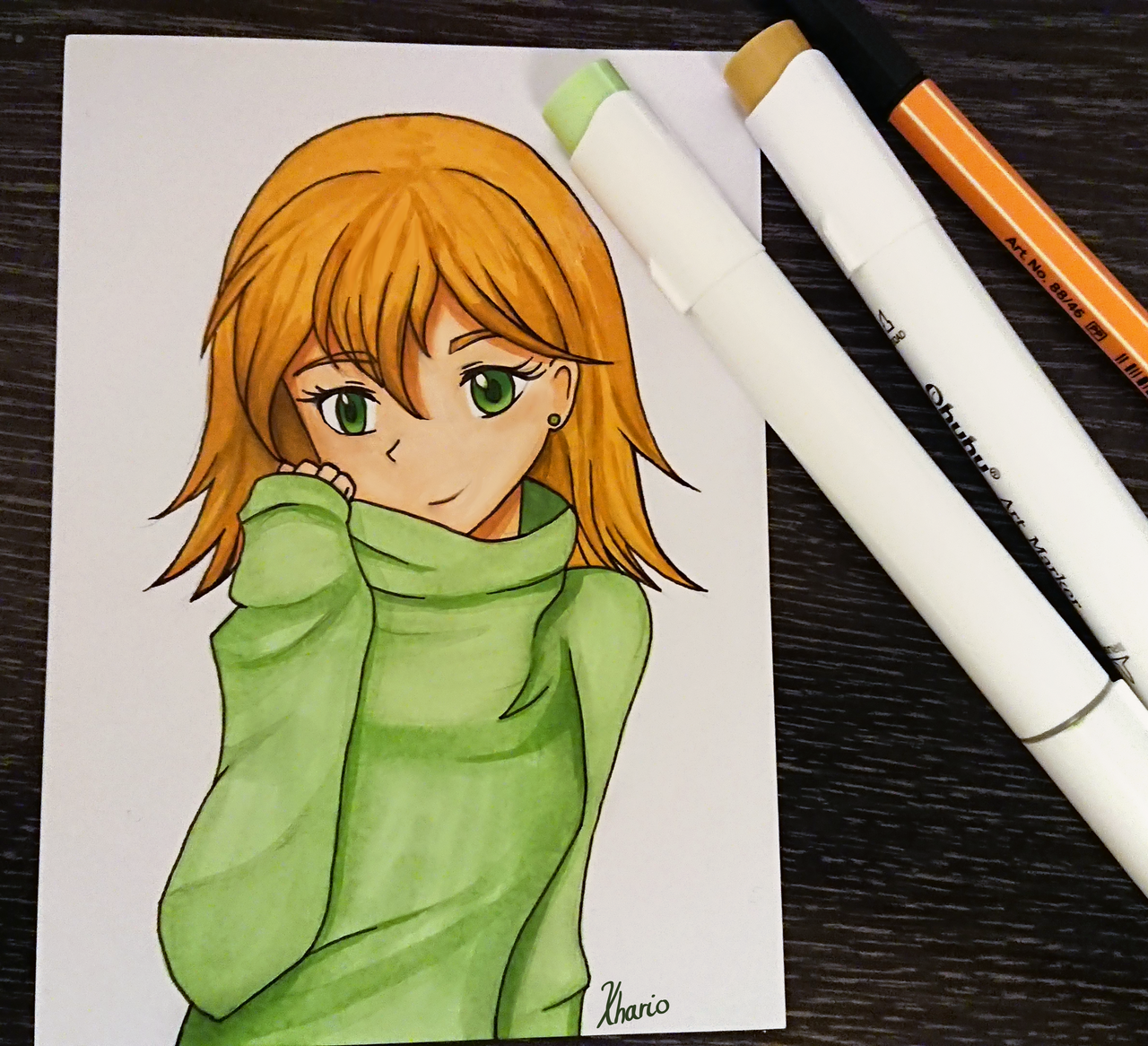 Watercolor Effects with Alcohol Markers by kabocha on DeviantArt
