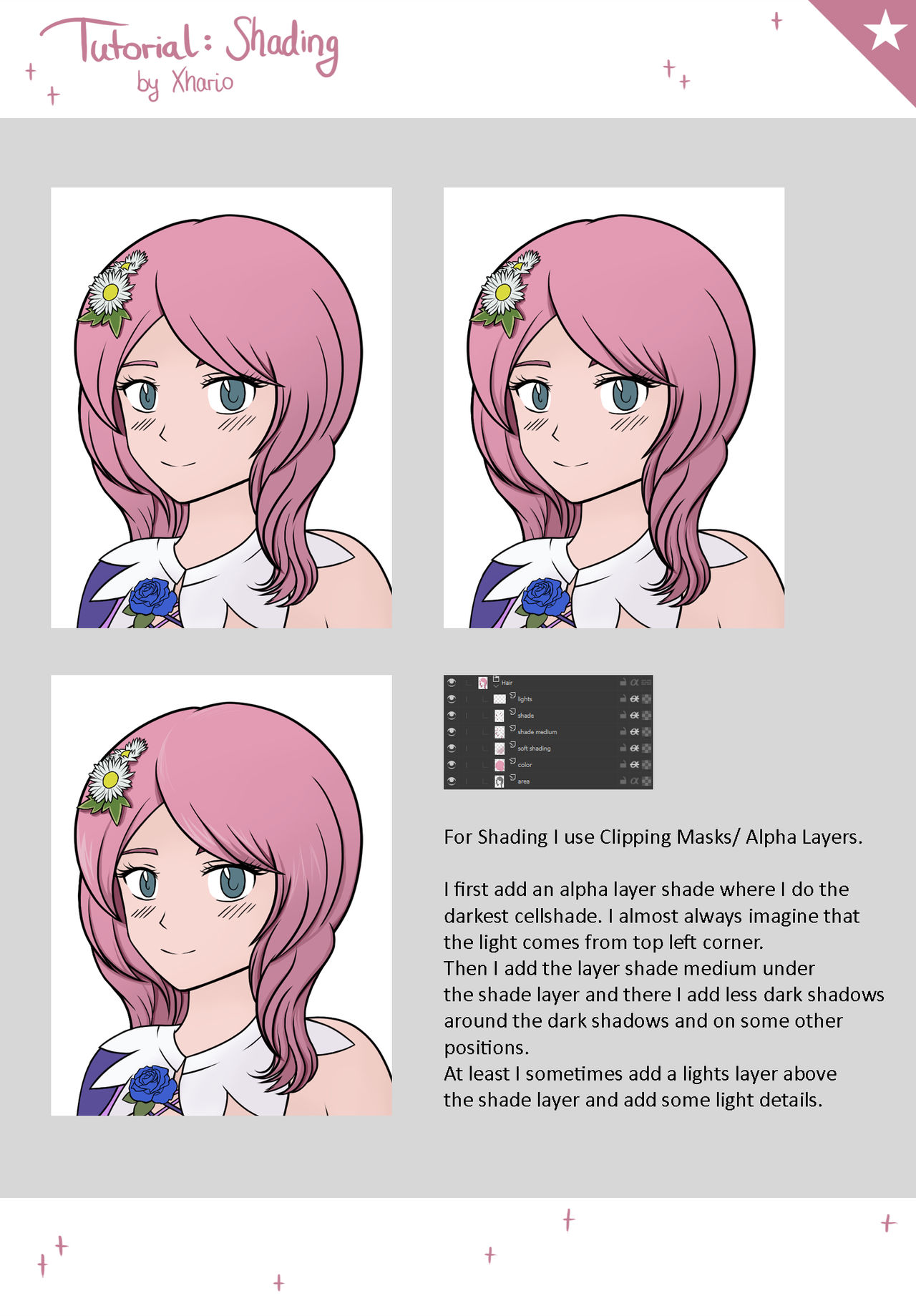 Extra Tutorial: Shading by Xhario on DeviantArt