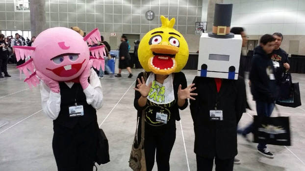 Dr. Shrunk and Chica Cosplay ( Comikaze 2014 )