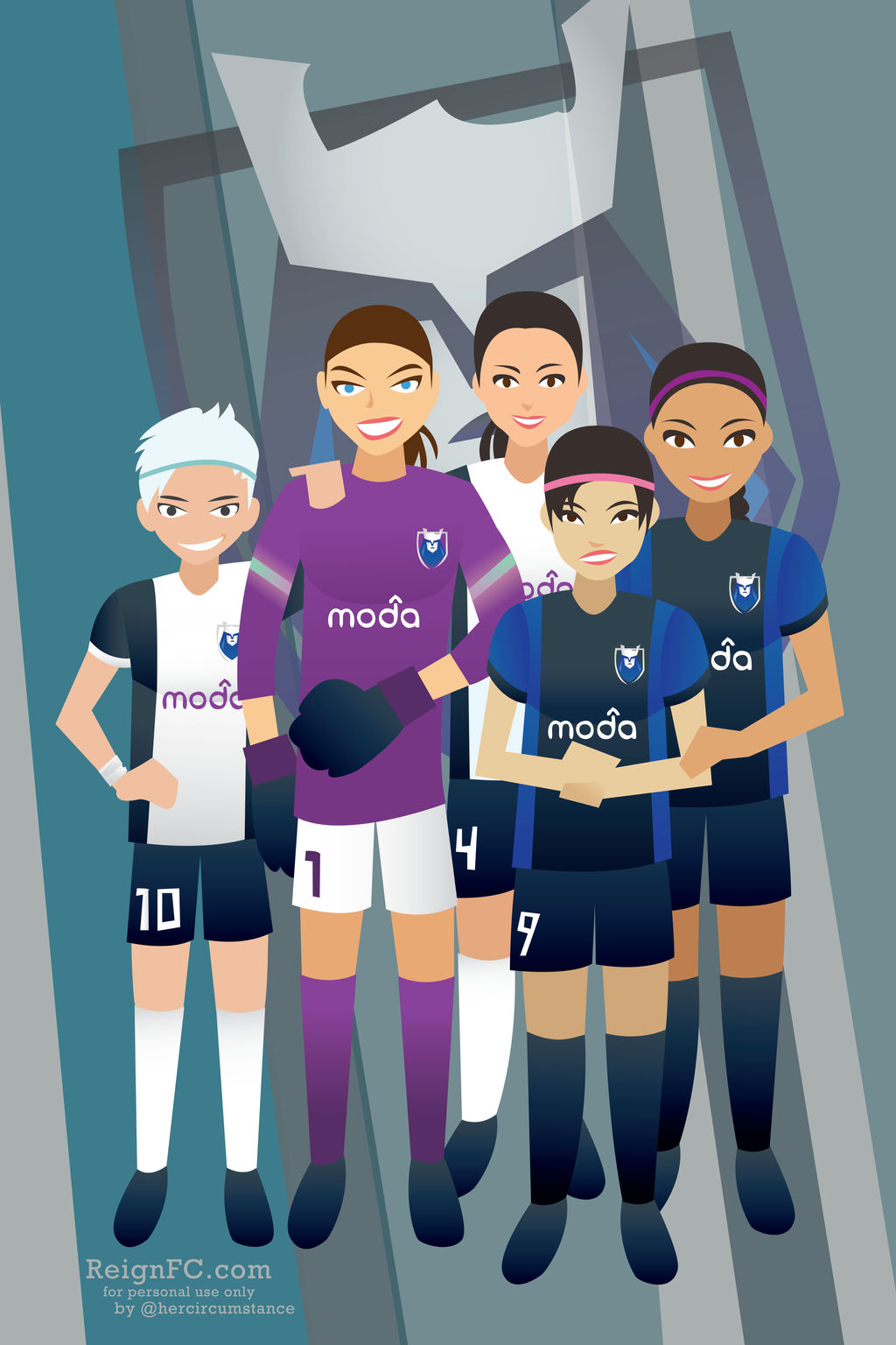 Seattle Reign 2014 Poster